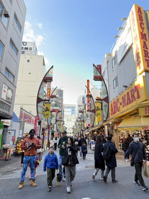 上野 混雑状況