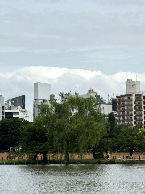 嵐の前の不忍池
