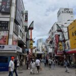 2025年10月5日・上野アメ横の混雑風景