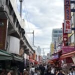 秋晴れの上野アメ横通りと観光客の様子（2025年10月10日撮影）