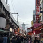 アメ横商店街に集まる観光客と買い物客